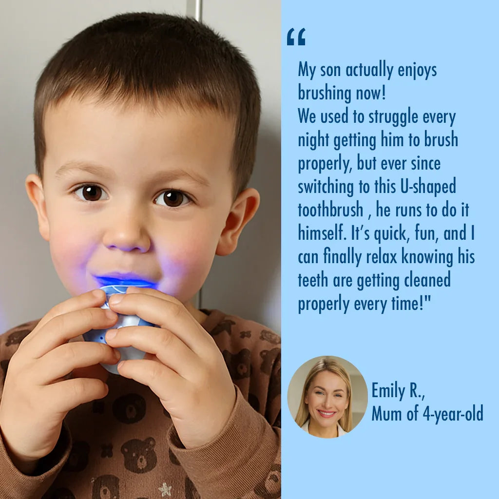 Snuggle Smiles™ U-Shaped Kids Electric Toothbrush