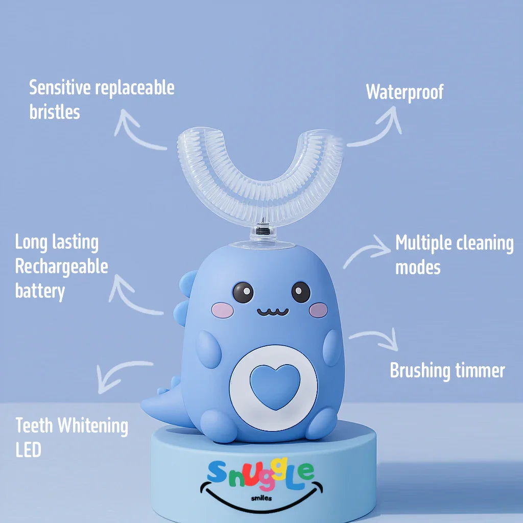 Snuggle Smiles™ U-Shaped Kids Electric Toothbrush