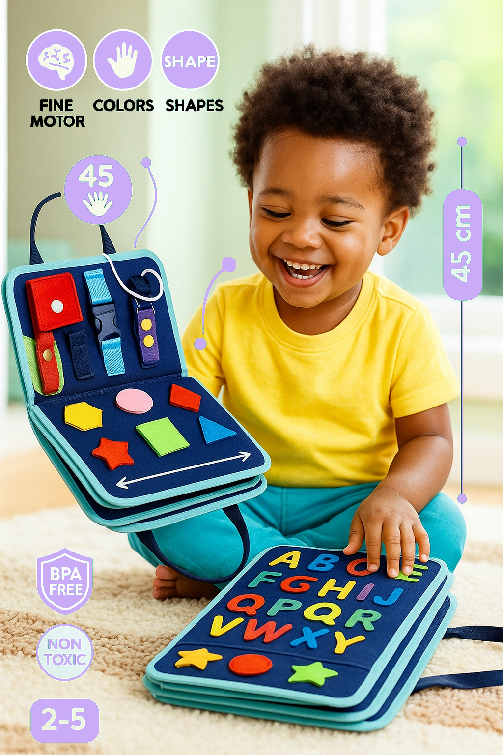 Busy Board Montessori Learning Toy