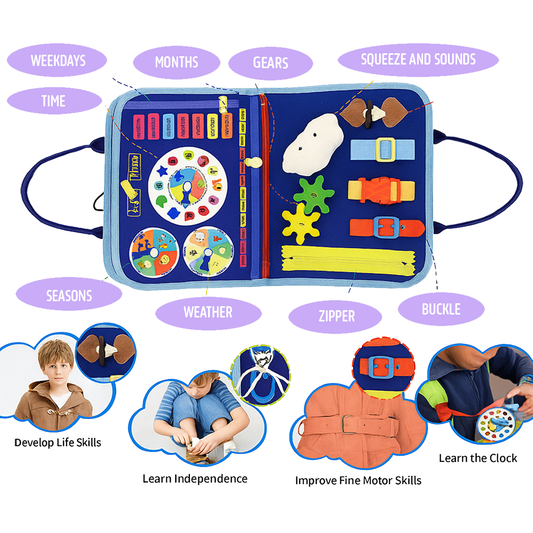 Busy Board Montessori Learning Toy