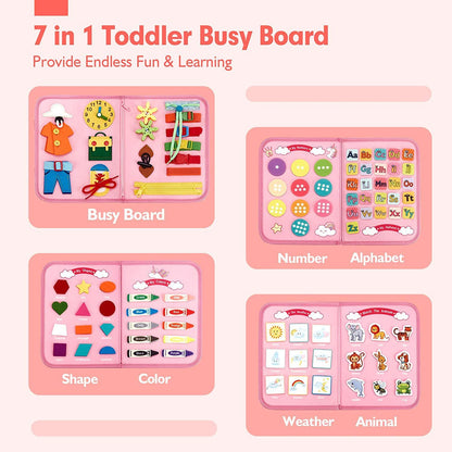 Busy Board Montessori Learning Toy
